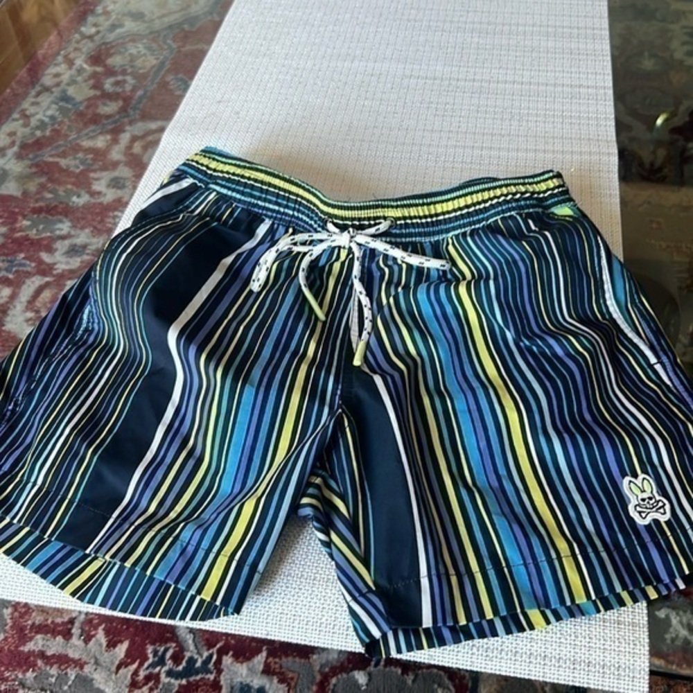NEW PSYCHO BUNNY | Adkins Swim Trunks XS